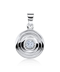 Round Silver Pendant SPEB-2111